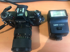 APPAREIL PHOTO CANON AE-1 + ZOOM 35/70 + FLASH SPEEDLITE 188A + FILTRE HOYA