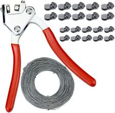 Pinces Tenailles à Plomber Kit Etanchéité 20 Plombs à Scellé et Fil de Sécurité