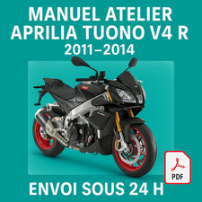 Manuel Atelier Aprilia Tuono V4 R 2011-2014 Revue Technique Moto RMT CD PDF