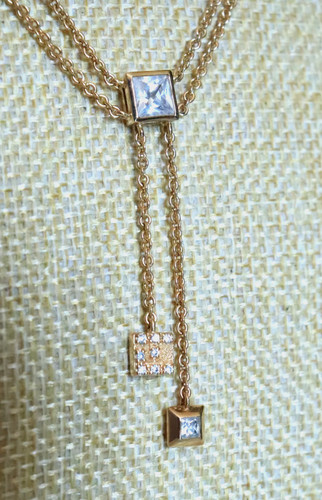Collier fremme plaqué - plaqué, or