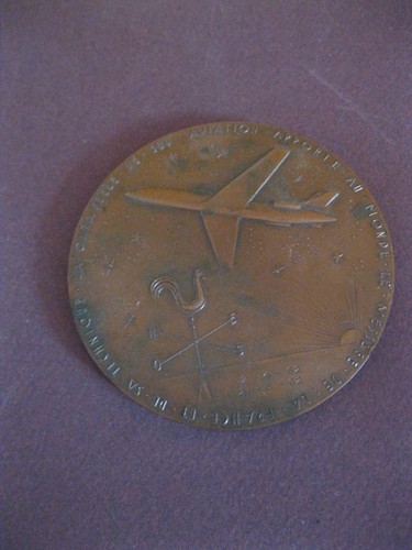 Médaille bronze signée - signée, p