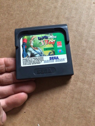 Earthworm jim sega game - game, gear