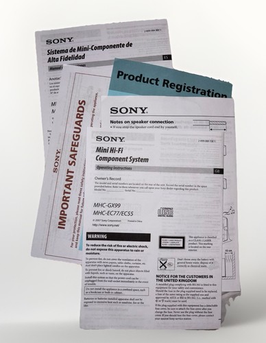 Sony mini component - sony,