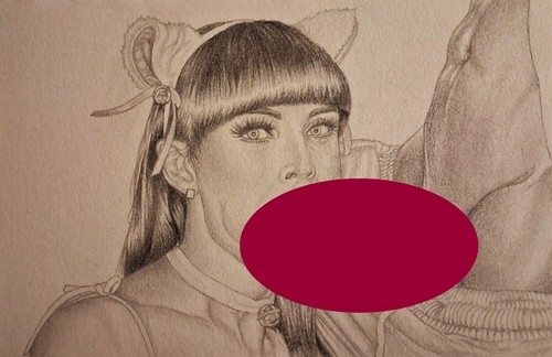 Dessin sexy art original - sexy,