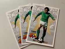 LOT 3 CARTES FOOTBALL PANINI - 1994 - EQUIPE DE ST ETIENNE - HERVE REVELLI