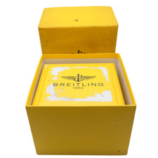 Breitling écrin jaune - Vintage yellow watch box