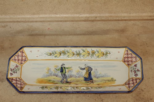 Ancien plat quimper - ancien,