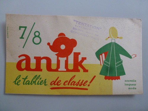 Anik tablier classe - le,