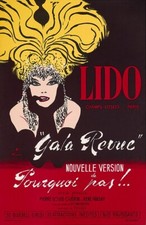 René Gruau, Années 1970 - LIDO, Gala Revue - Affiche Vintage Originale
