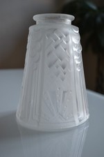 Muller frères Luneville Lunéville tulipe pour lampe ou applique art déco