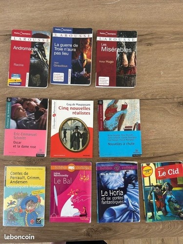 Lot livres classiques - lot, 10