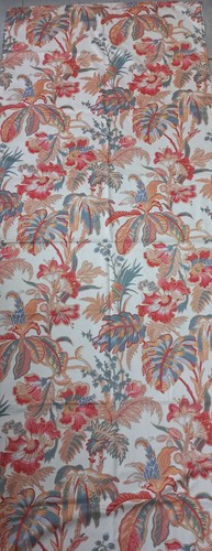 Coupon tissu ameublement ecru - tissu,