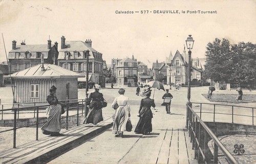 Cpa deauville le - 14,