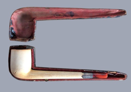 Ancienne pipe écume mer - en,
