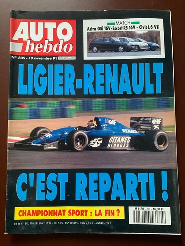 Auto hebdo 805 du - hebdo,