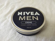 Ancienne boite en métal  NIVEA MEN  " vide "