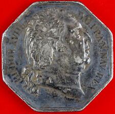 JETON LOUIS XVIII VILLE DE ROUEN 1818 ARGENT