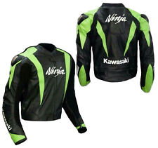 KAWASAKI NINJA Courses Veste en Cuir de Motard Hommes Veste en Cuir de Moto 50