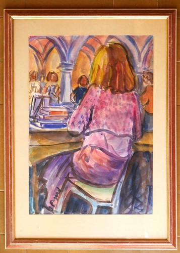 Tableau aquarelle gérard - tableau, de