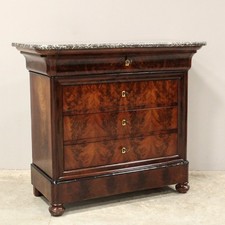 Commode d'époque Louis Philippe - en acajou - 19ème siècle