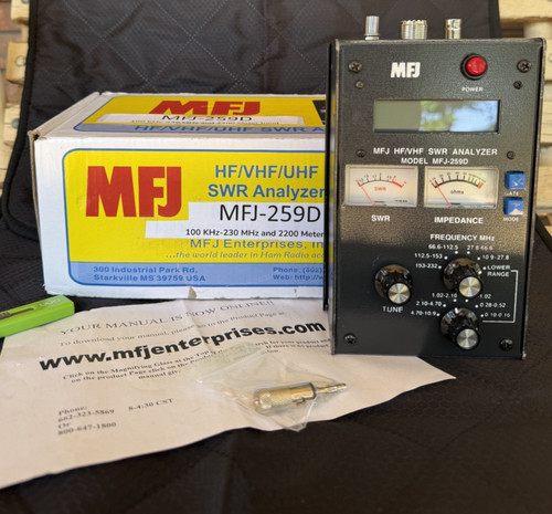 Mfj 259d short - short, radio