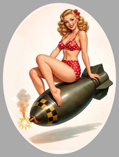 STICKER PINUP BOMB PIN-UP