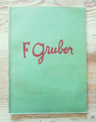 Catalogue francis gruber - francis, gruber.-