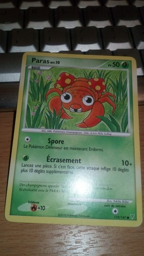 Carte pokémon paras 119 - pokémon, 119/147