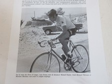 CYCLISME COUPURE LIVRE T632 TdF1973 Luis OCANA MAILLOT JAUNE BIC SEUL en TETE