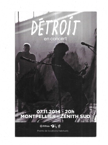 Flyer detroit en - detroit, concert
