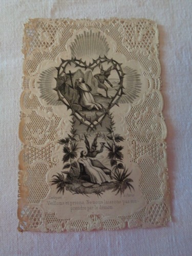 Canivet image pieuse ancienne - canivet,
