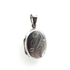 pendentif vintage argent