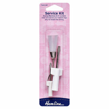 Hemline 3 Pièce Machine à Coudre & Overlocker Service Kit - Universel Nettoyage
