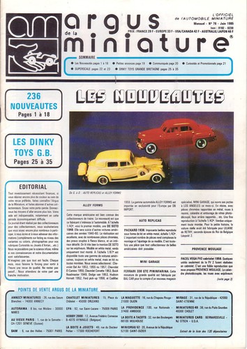 Argus miniature 76 - de,