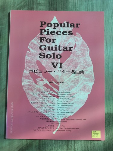 Popular pieces for guitar - popular,