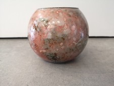 Vase boule vintage verre