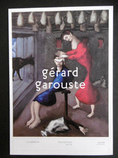 GAROUSTE Gérard Carton gouaches peintures indiennes Expo EVREUX 2001