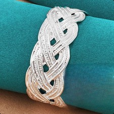 Bracelet manchette  argent
