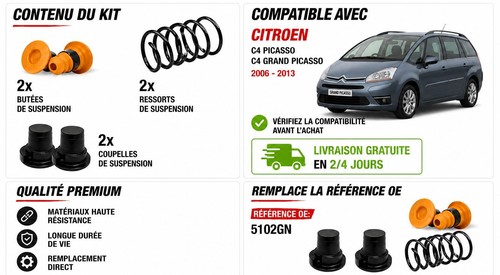 Kit ressorts suspension - ressorts,