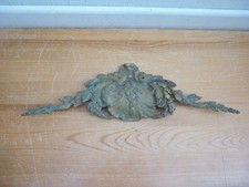 Ancien fronton , corniche de meuble 19 ème en bronze époque empire Napoléon III