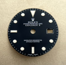 Rolex Explorer II 2 Cadran Noir "Swiss Made" Luminova Noir Cal. 3185