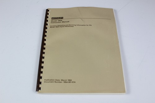 Keithley 195a instruction - keithley,