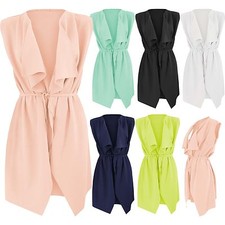 Veste femme longue cascade - veste,