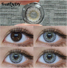 KIT de Lentilles de contact de beauté , cosmetiques, couleur GRISE eye lenses 3t