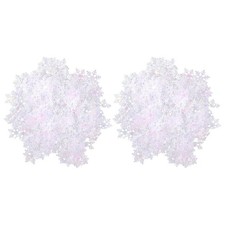  2 Bags Flocon Neige Artificielle Décoration De Décorations Fête En