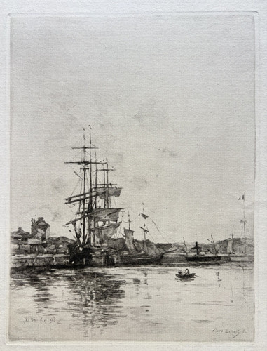 Eau forte loys - eau, delteil