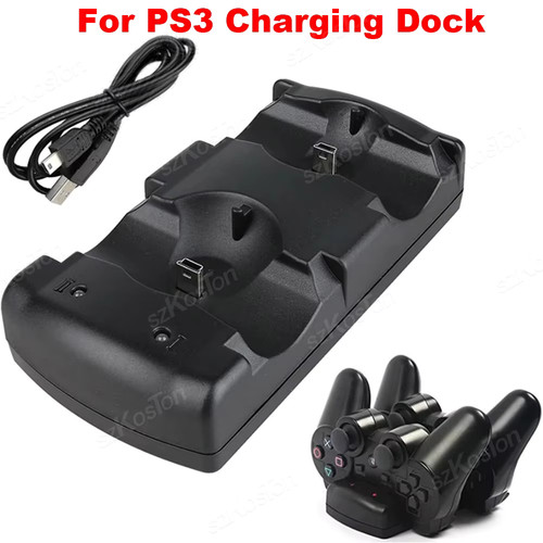 Station recharge manettes ps3 - station,