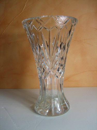 Grand vase ancien cristal - en,