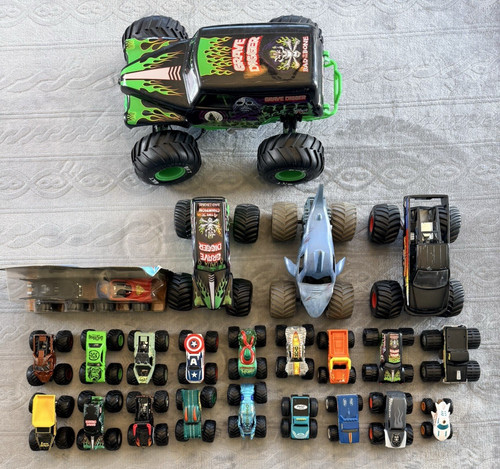 Huge monster jam truck lot - truck,