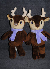 🍀Lot 2 Doudou Renne Cerf